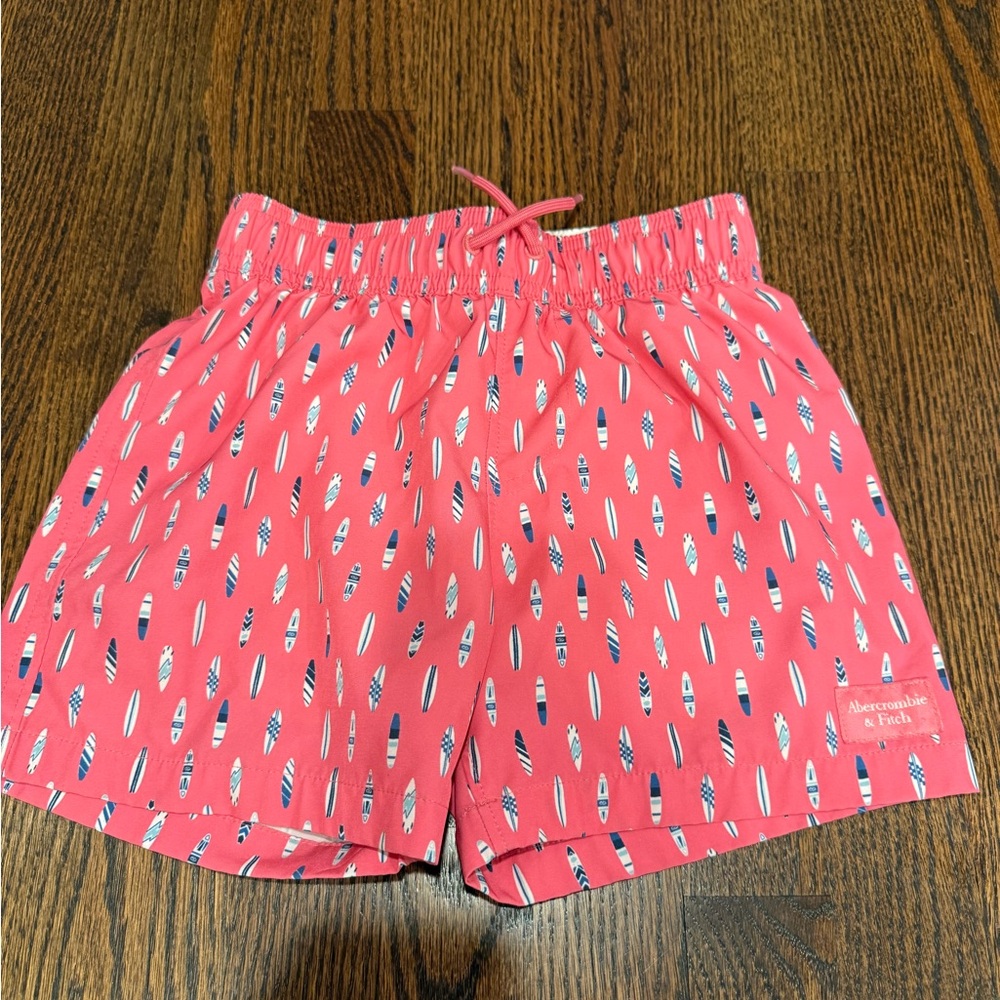 Abercrombie Kids Pink Athletic Shorts Elastic Waist